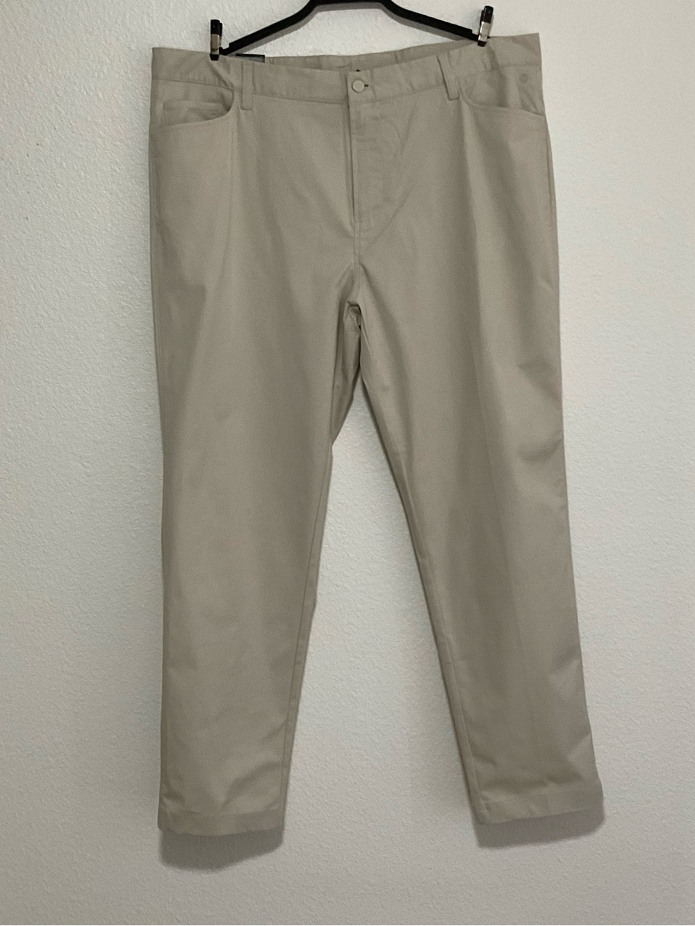 Adidas Men’s Go-To 5 Pocket Tapered Fit Golf Pants, Clear Brown, Size 40W X 32L